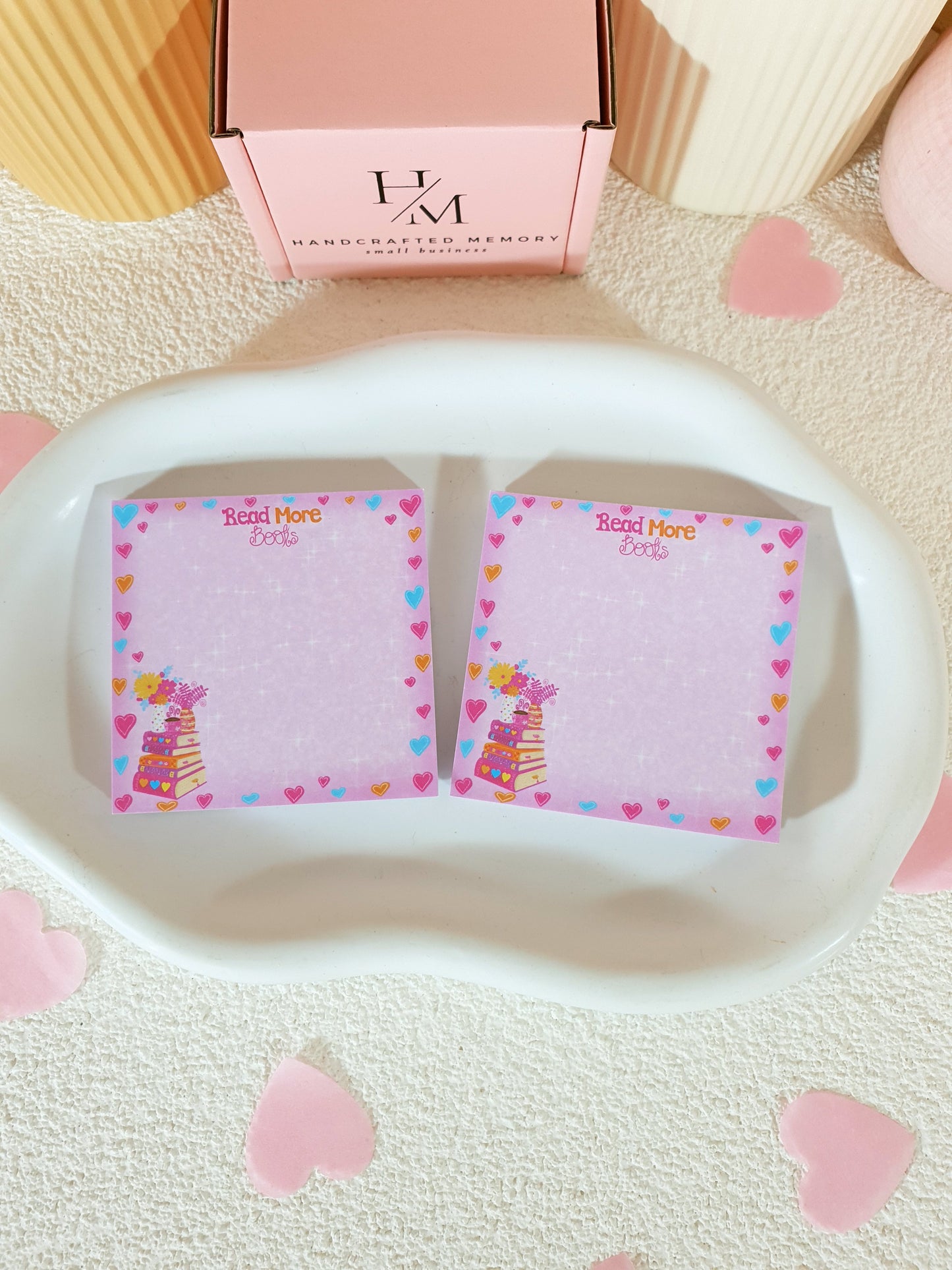 Read More Books Pink Small Notepad