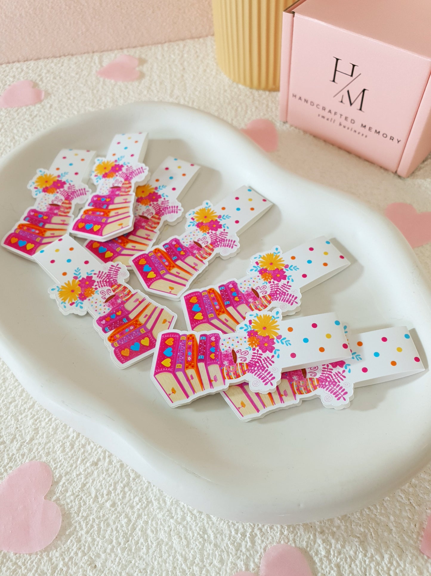 Read More Books Pink Magnetic Bookmark