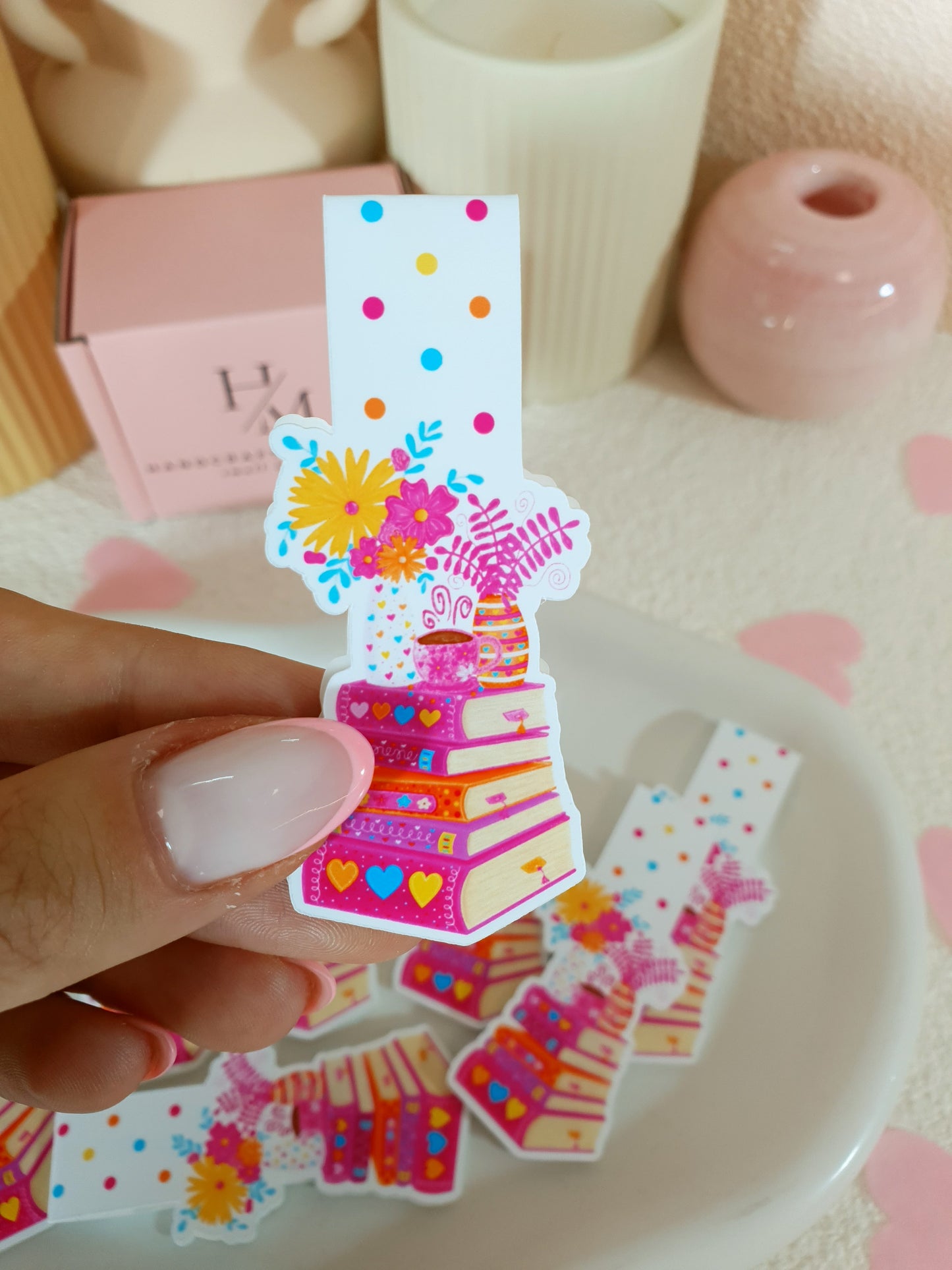 Read More Books Pink Magnetic Bookmark