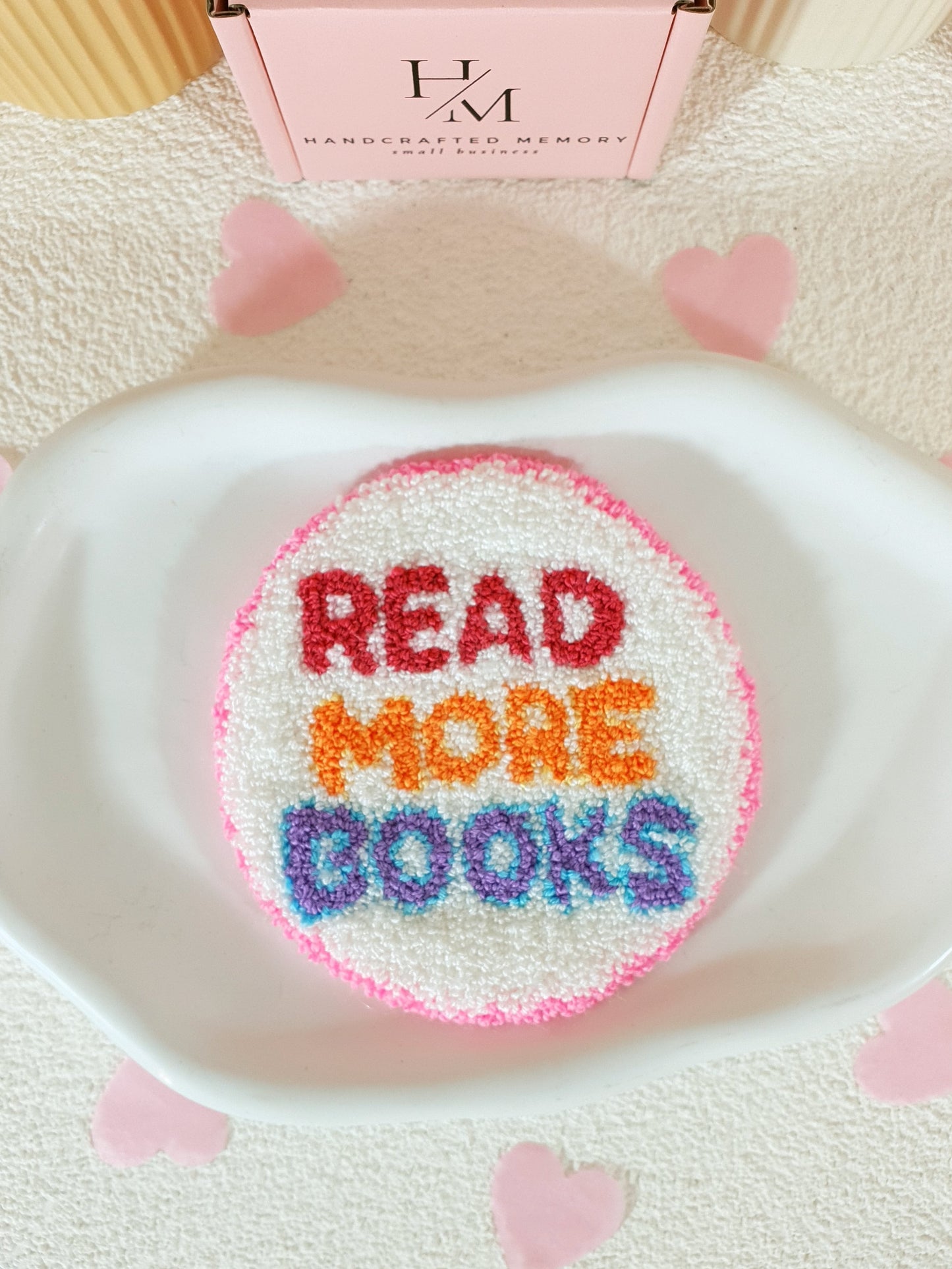 Read More Books Mug Rug