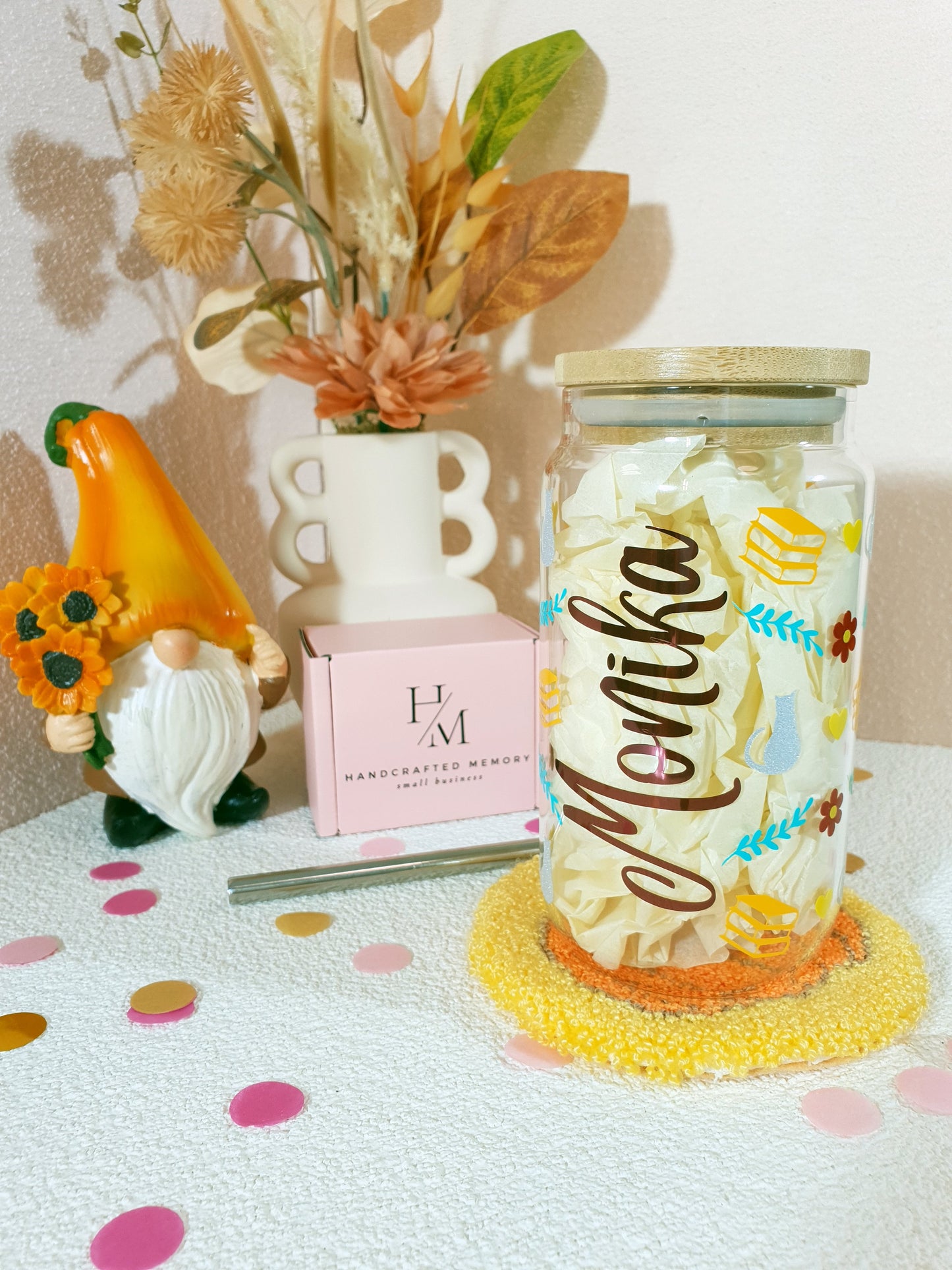 Bookish Cat in the Cozy Fall Cup and Mug Rug Bundle