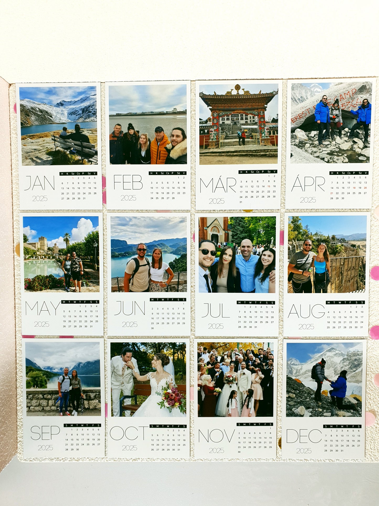 Custom Magnetic Calendar