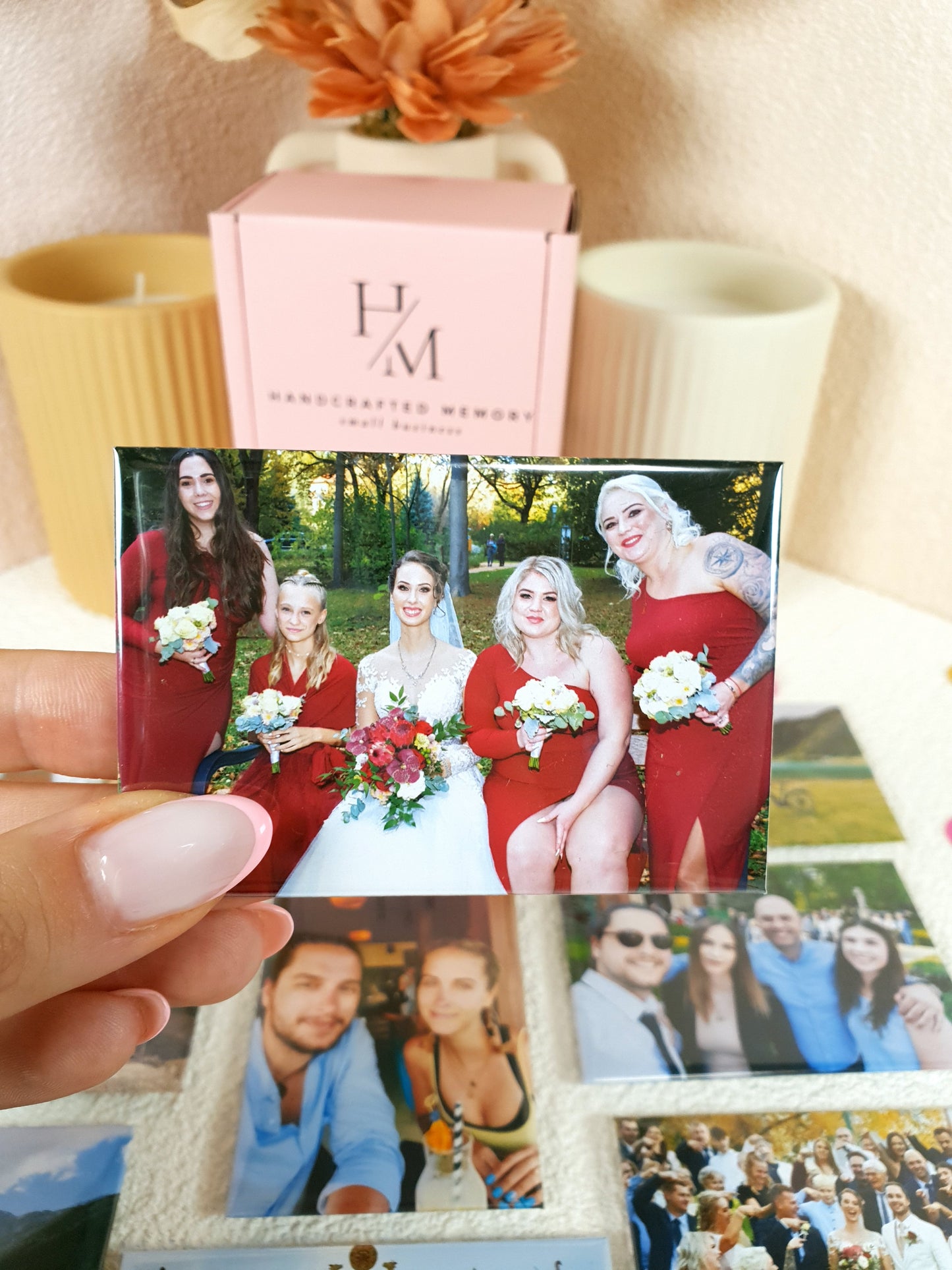 Rectangle 9 Pack Photo Magnets