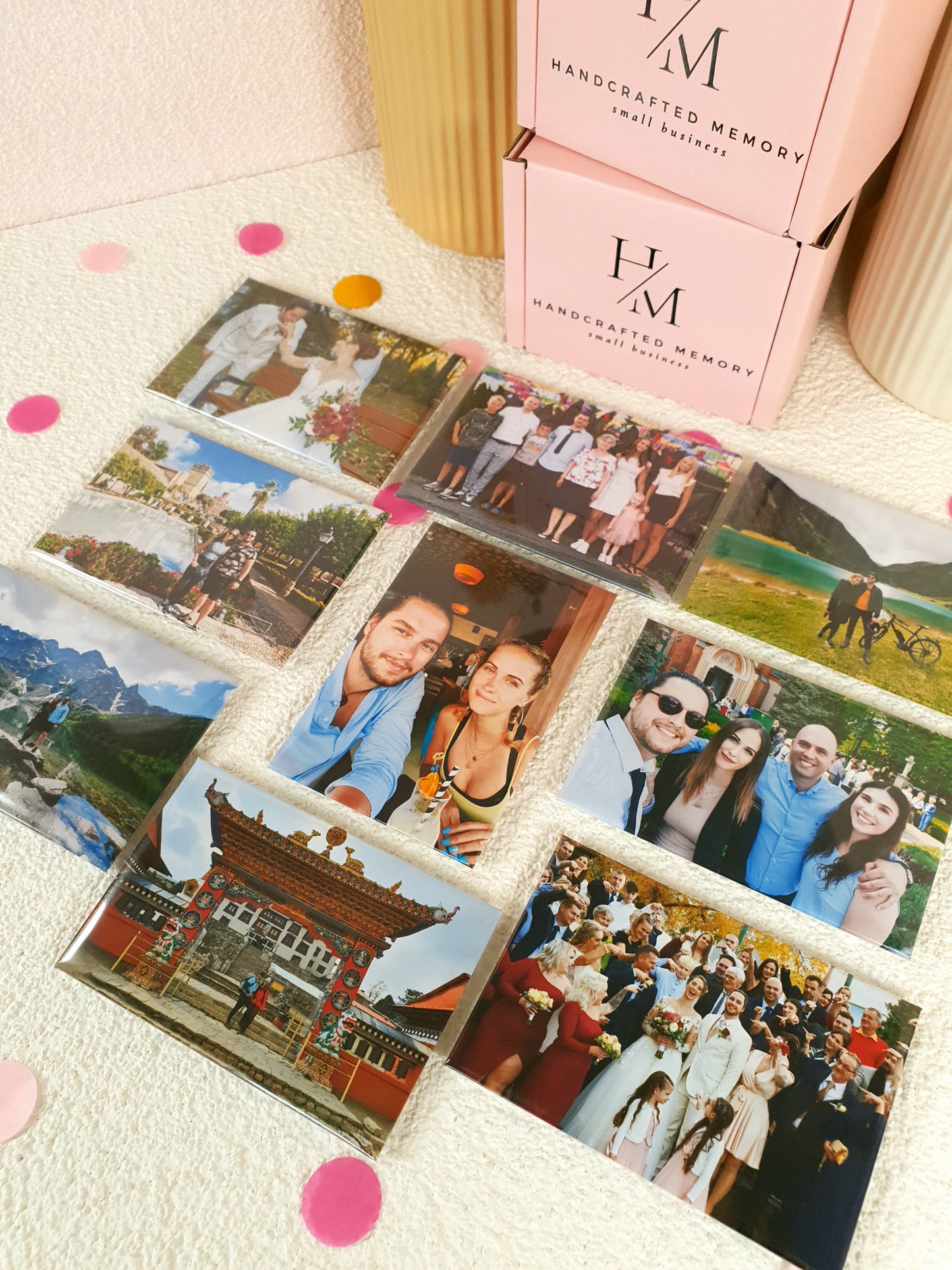 Rectangle 9 Pack Photo Magnets