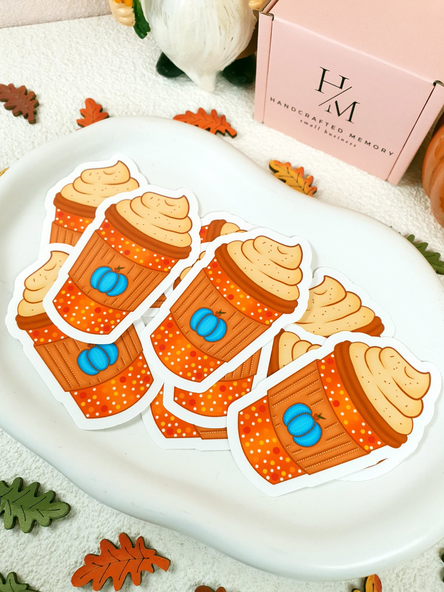 Pumpkin Latte Vinyl Sticker