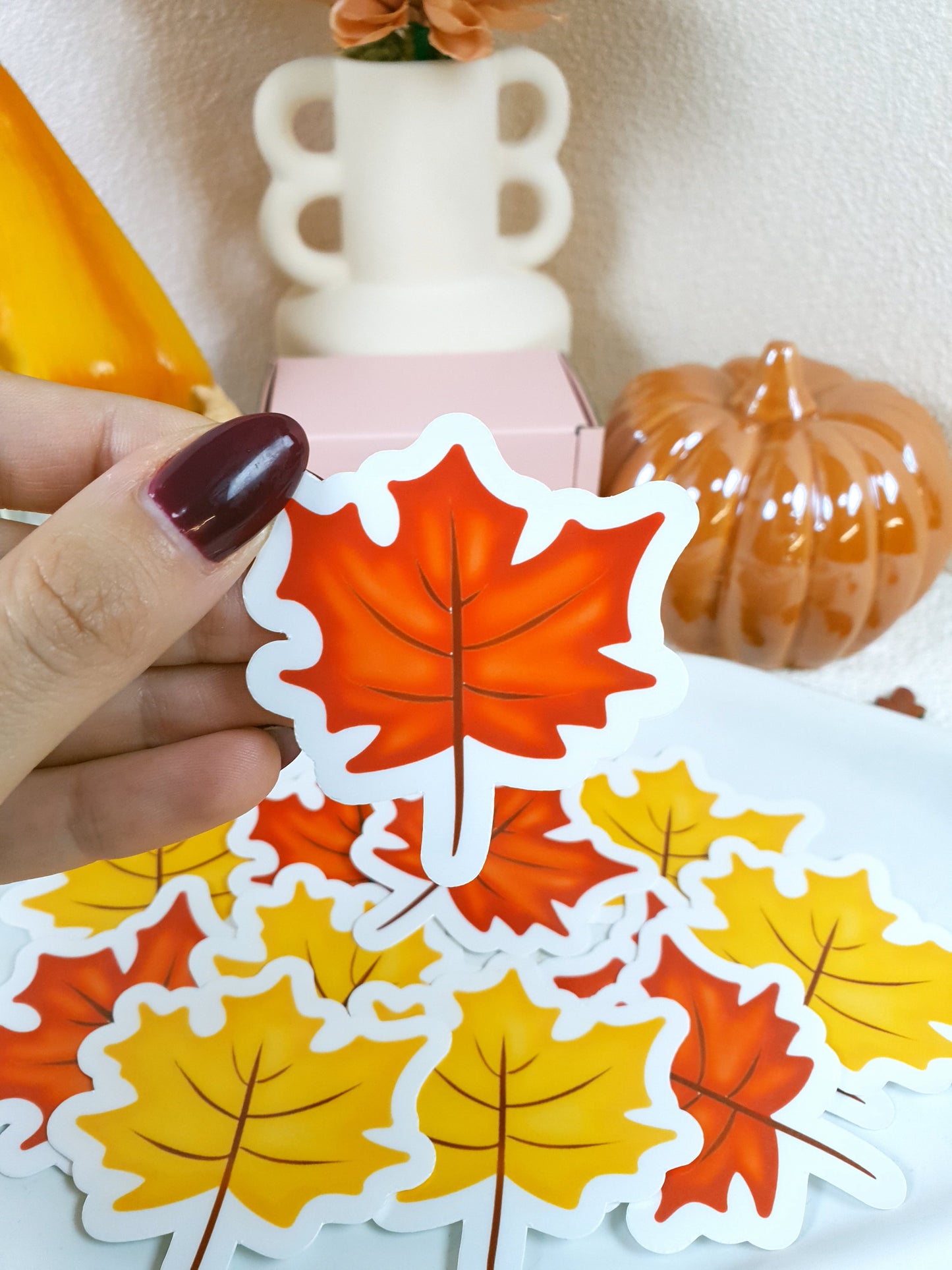 Juharlevél – Vinyl Matricák