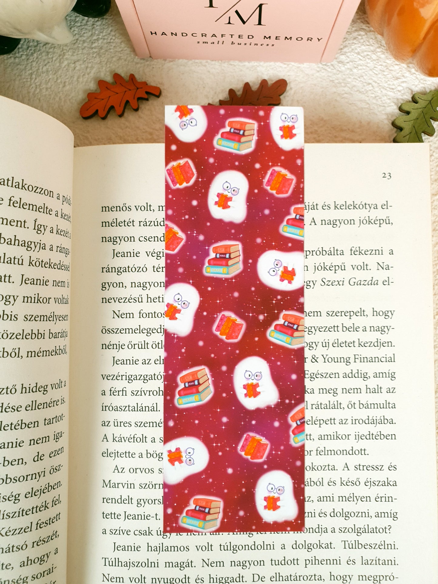 Pumpkin Library Traditional Bookmark Set or Individual
