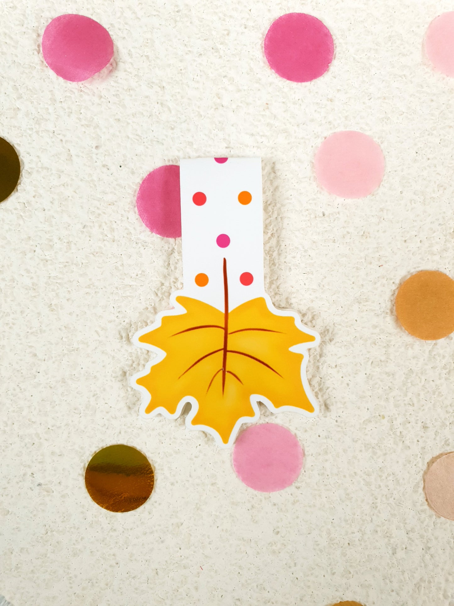 Maple Leaf Magnetic Bookmark