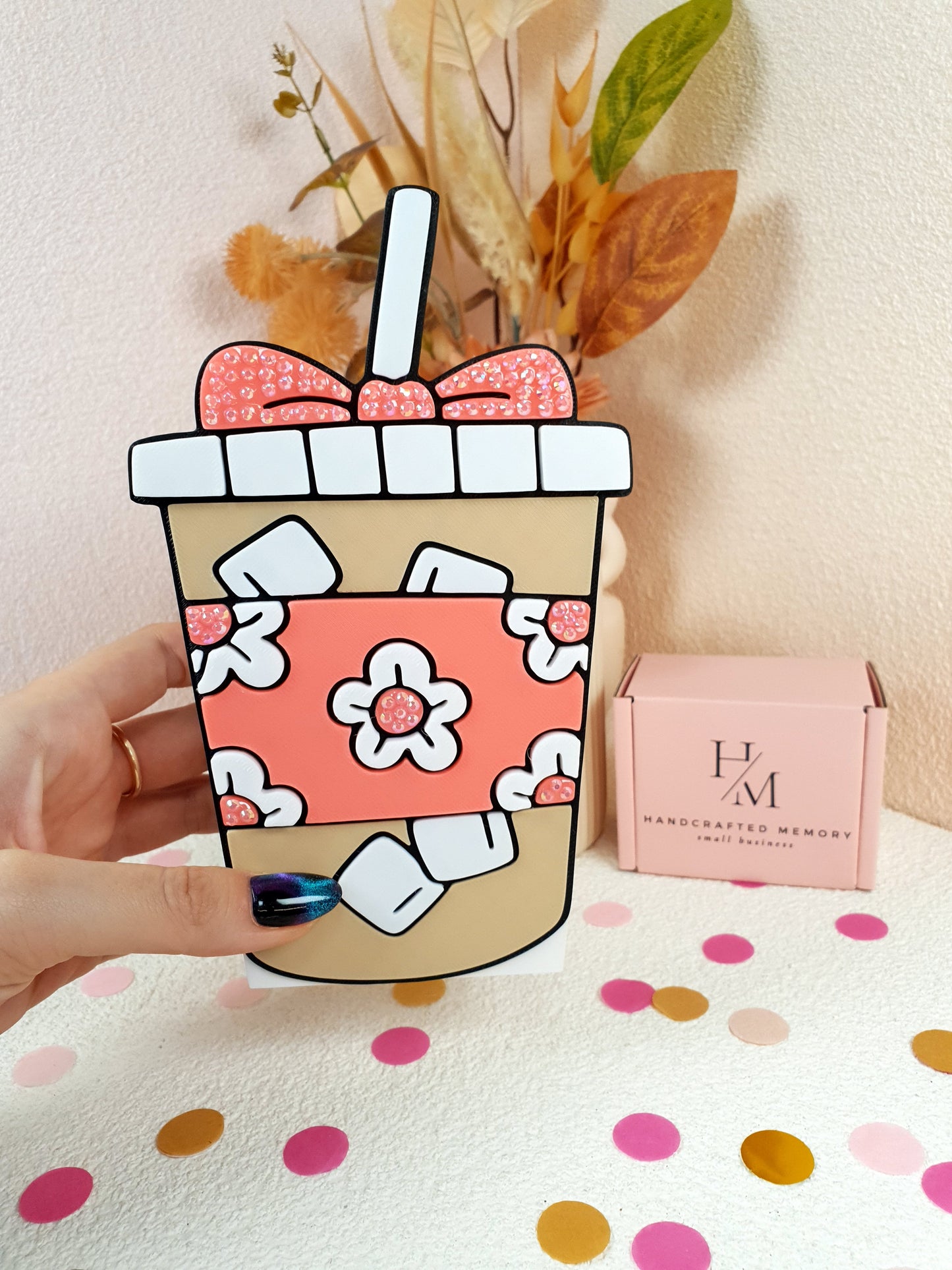 3D Printed Iced Coffee Pen Holder