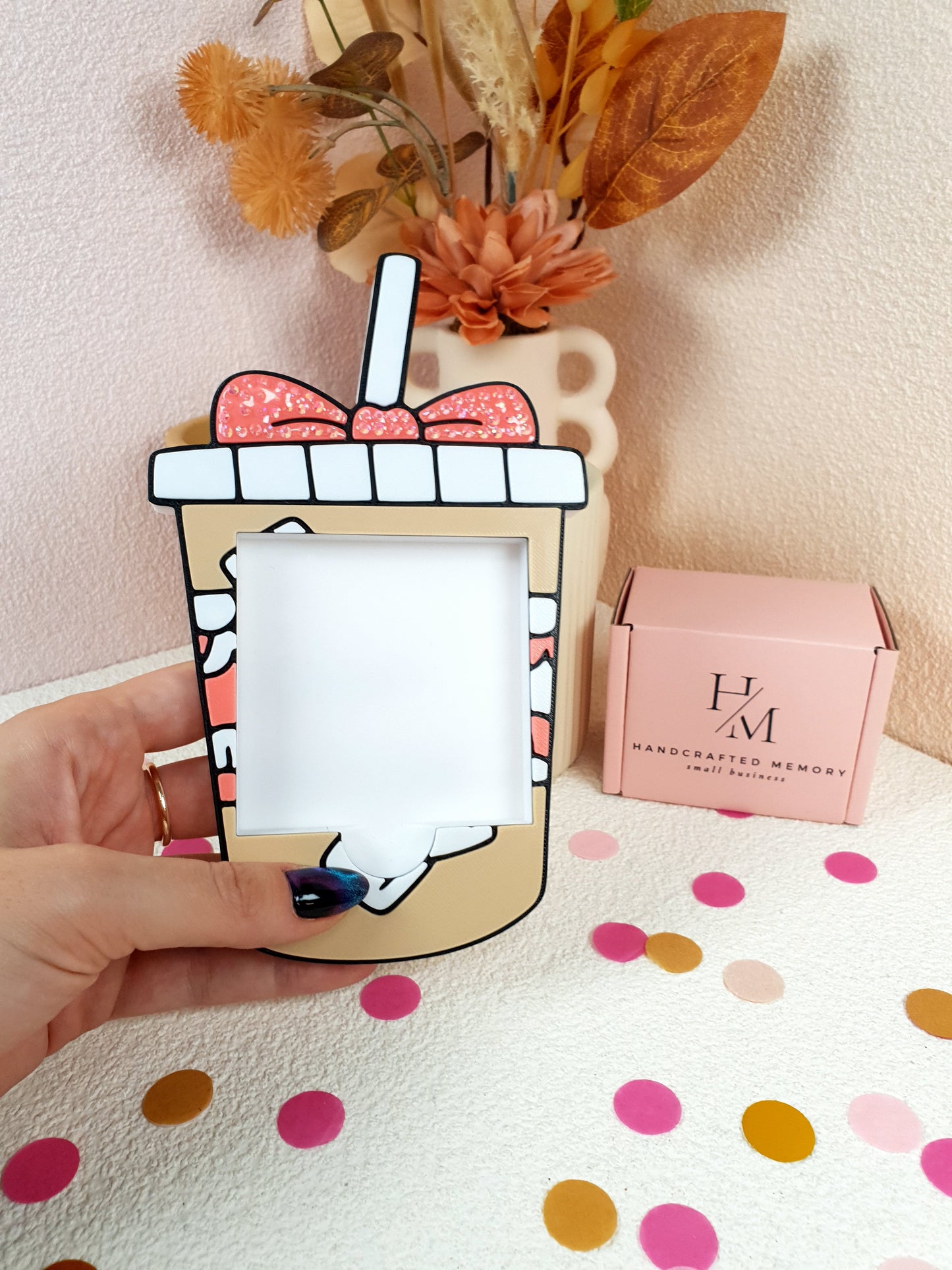 3D Printed Iced Coffee Sticky Notes & Notepad Holder