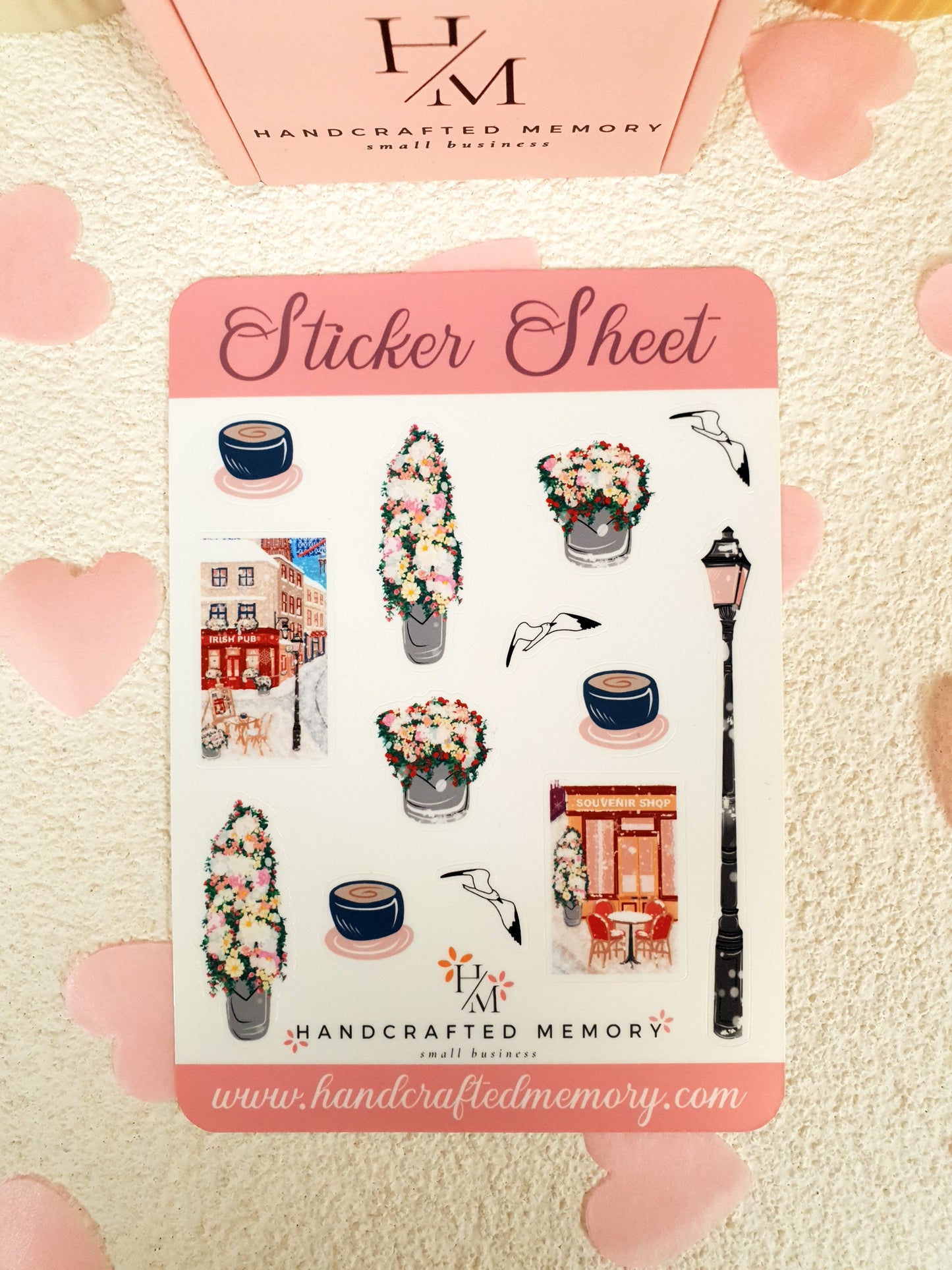Blackpool in Winter Sticker Sheet