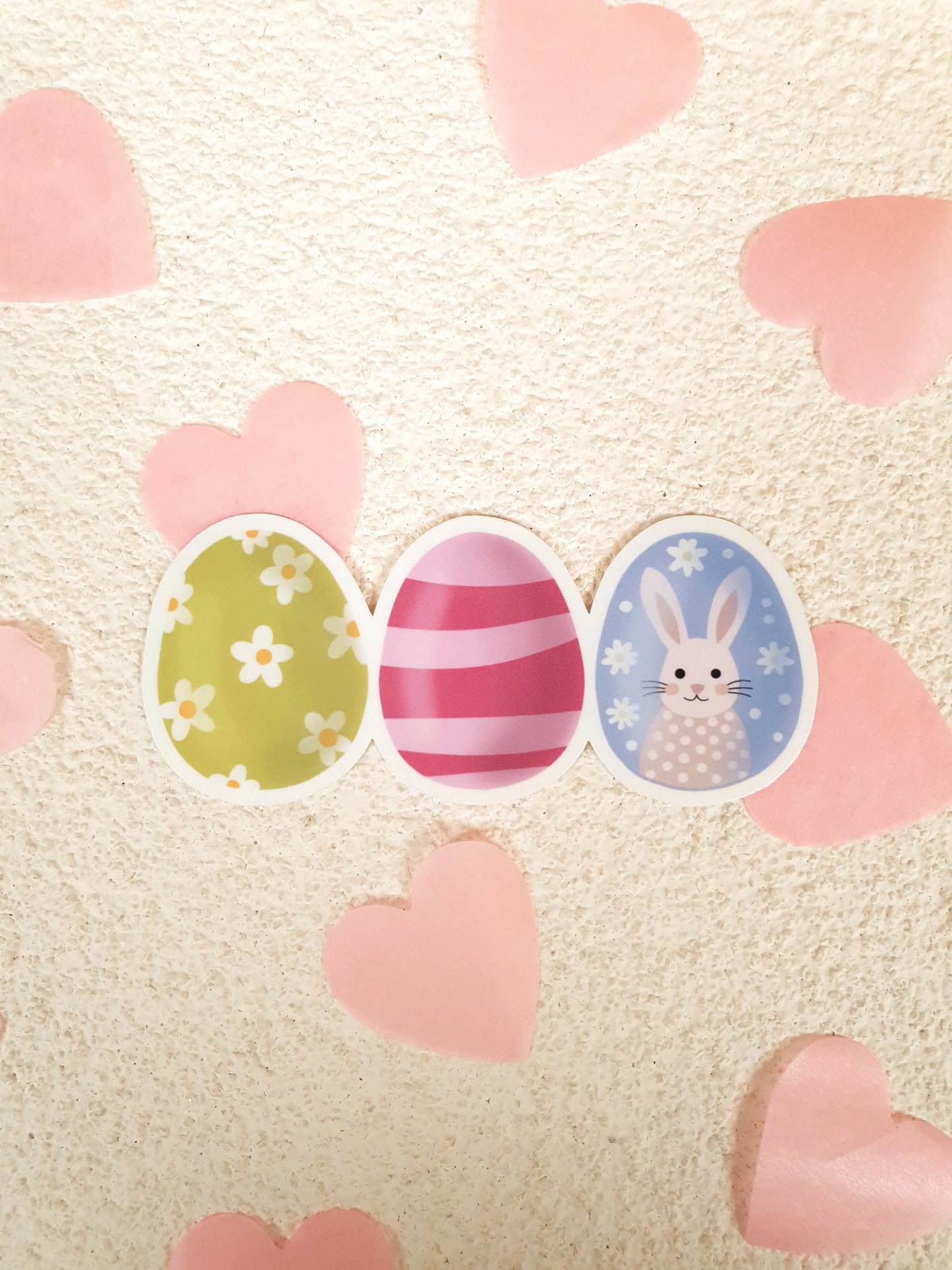 Colorful Eggs Vinyl Sticker