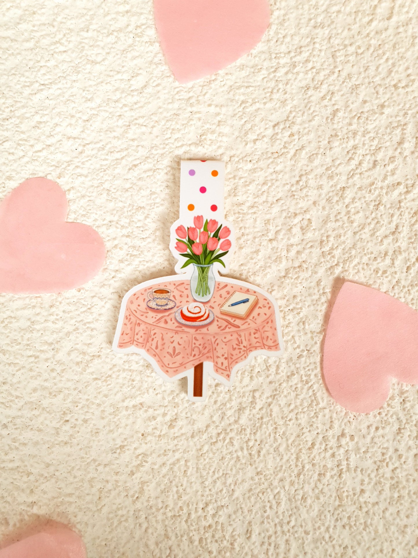 Breakfast Table Magnetic Bookmark