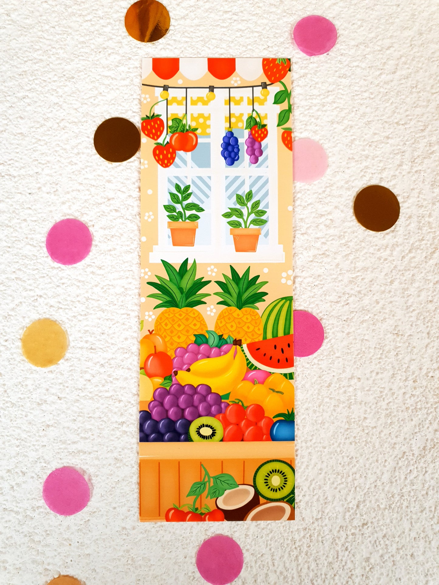 Fruit Stand Traditional Bookmark