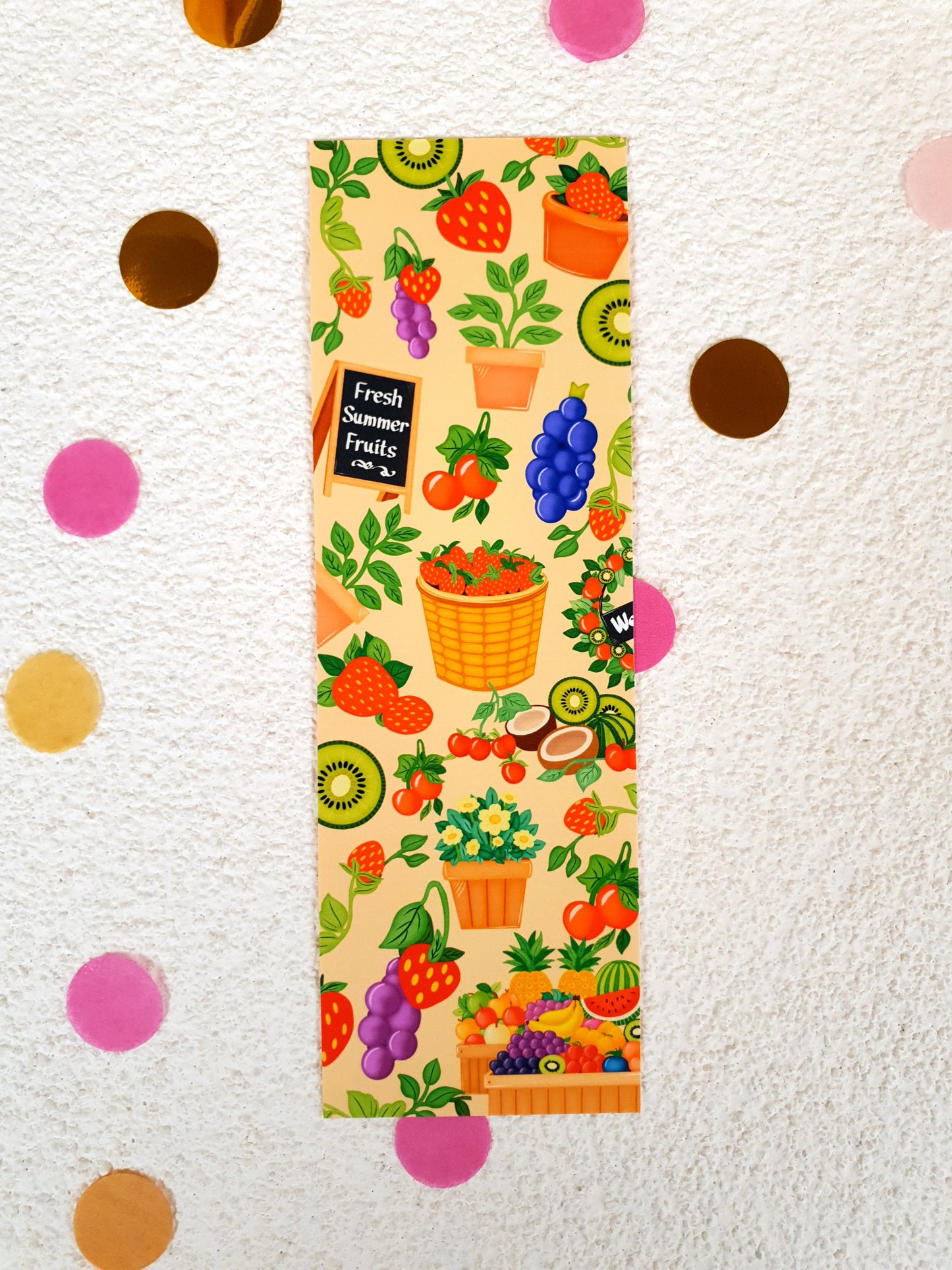 Summer Fruits Traditional Bookmark