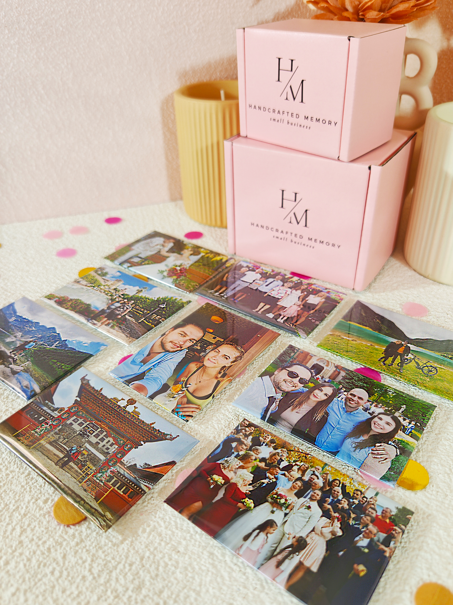 Rectangle 9 Pack Photo Magnets