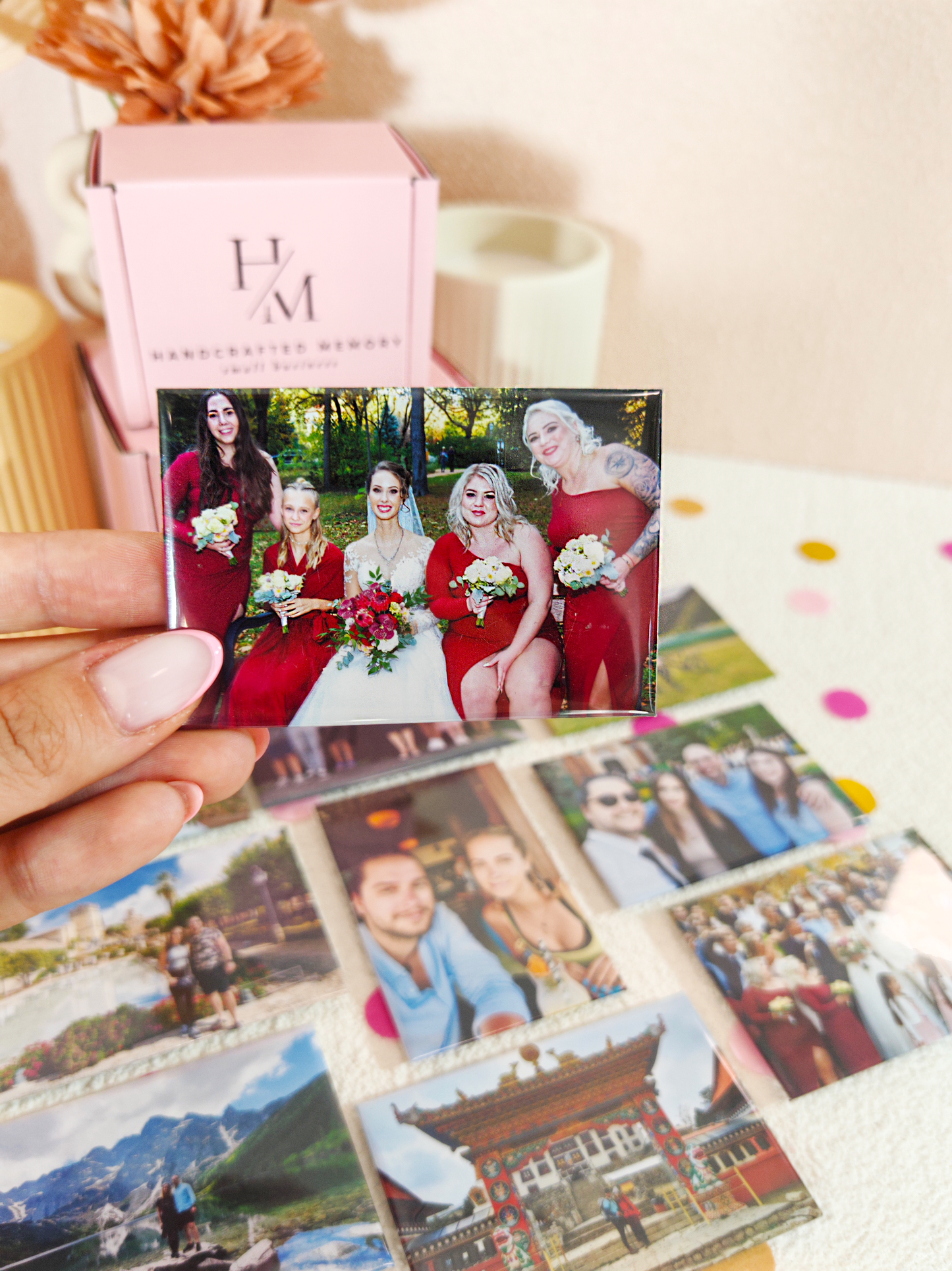 Rectangle 9 Pack Photo Magnets
