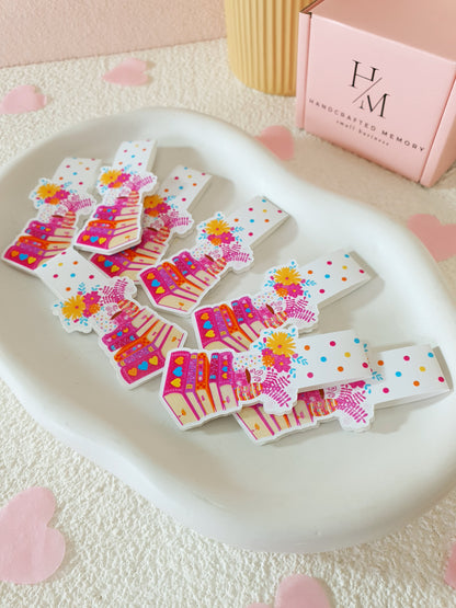Read More Books Pink Magnetic Bookmark