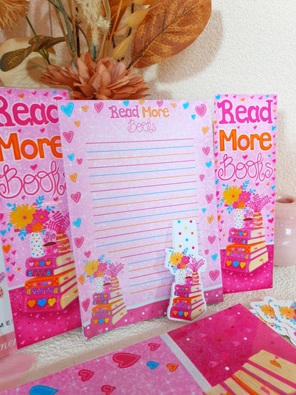 Read More Books Pink Stationary Bundle