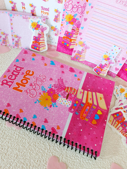 Read More Books Pink Stationary Bundle