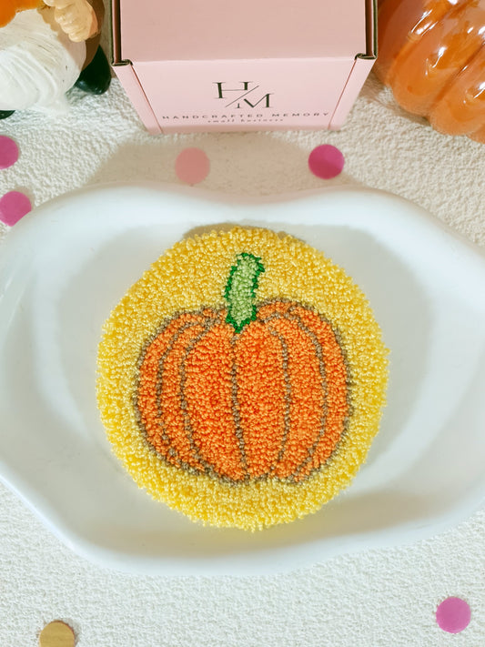 Cozy Fall Pumpkin Mug Rug
