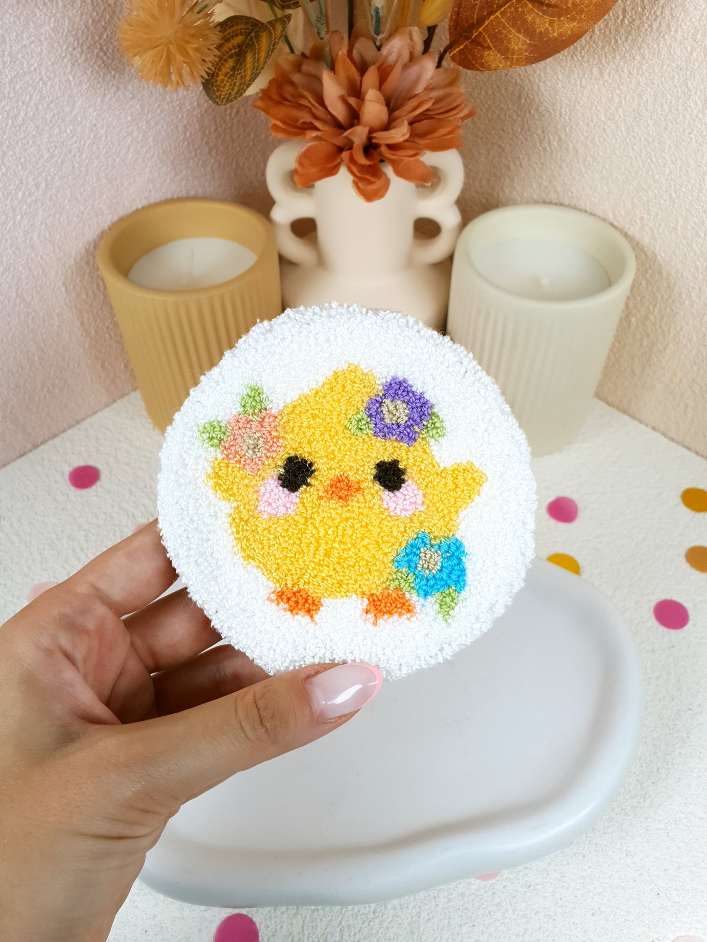 Little Chick Mug Rug