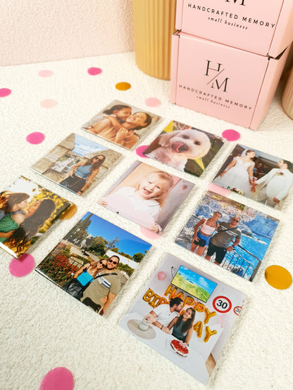 Square 9 Pack Photo Magnets