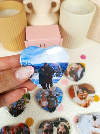 Heart 9 Pack Photo Magnets