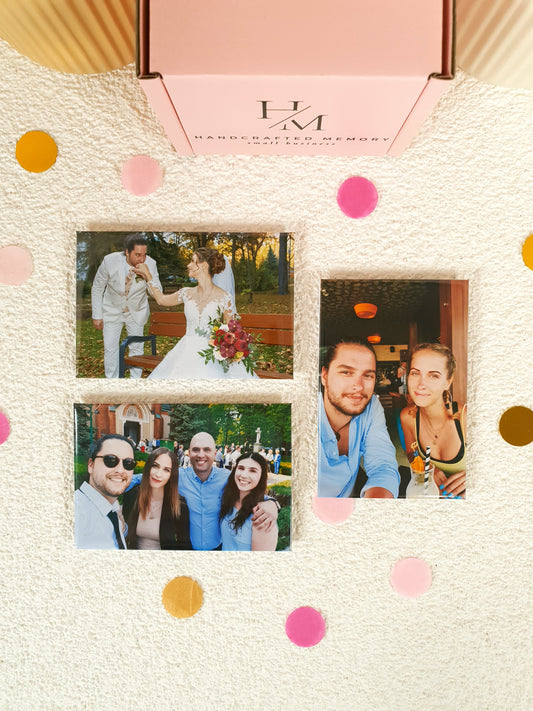 Rectangle 3 Pack Photo Magnets