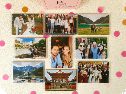 Rectangle 9 Pack Photo Magnets