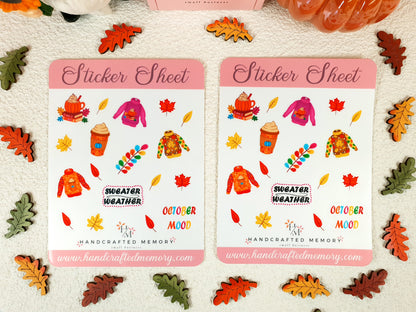 Pulcsis Idő – Matricalap