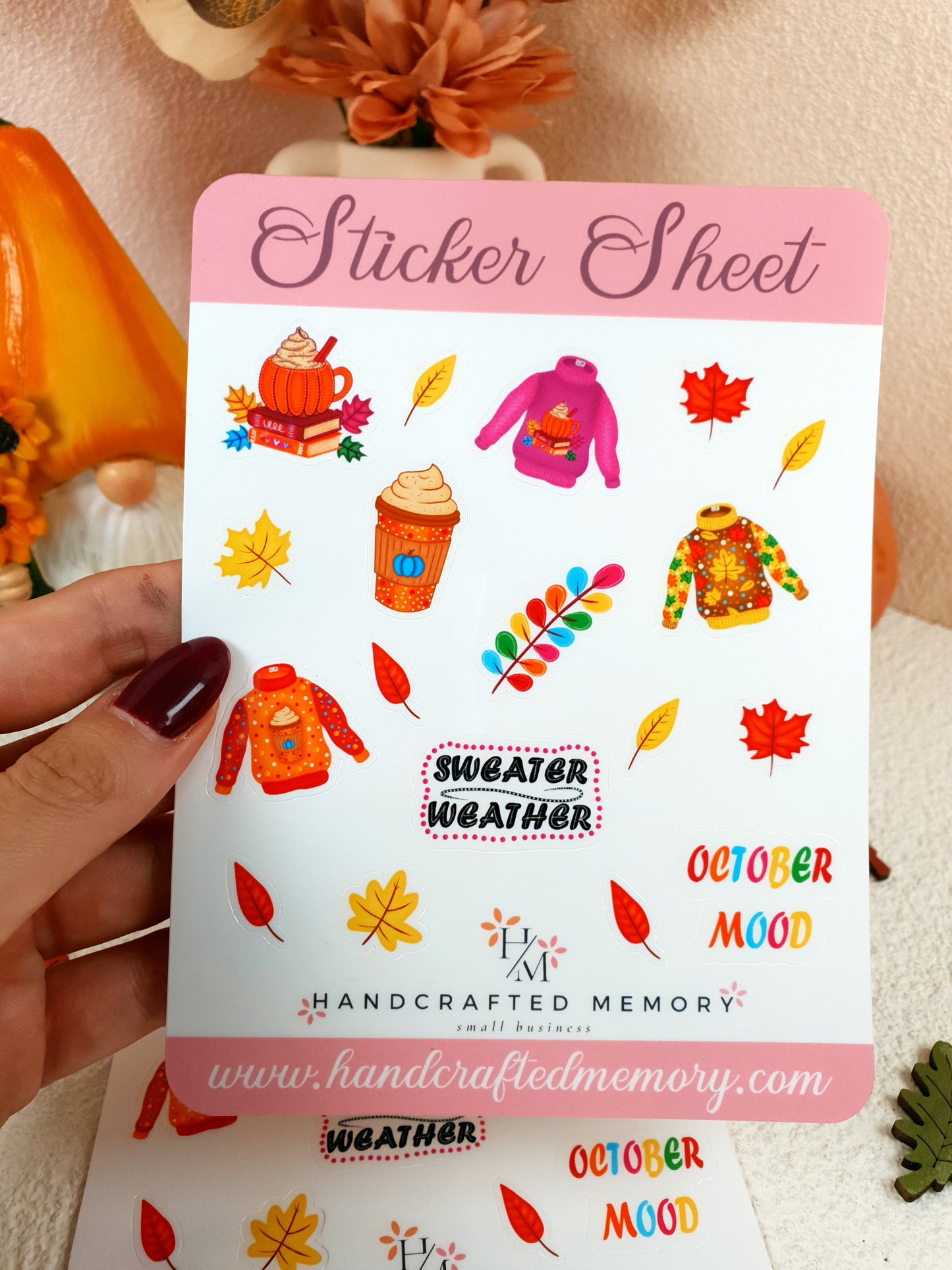 Pulcsis Idő – Matricalap