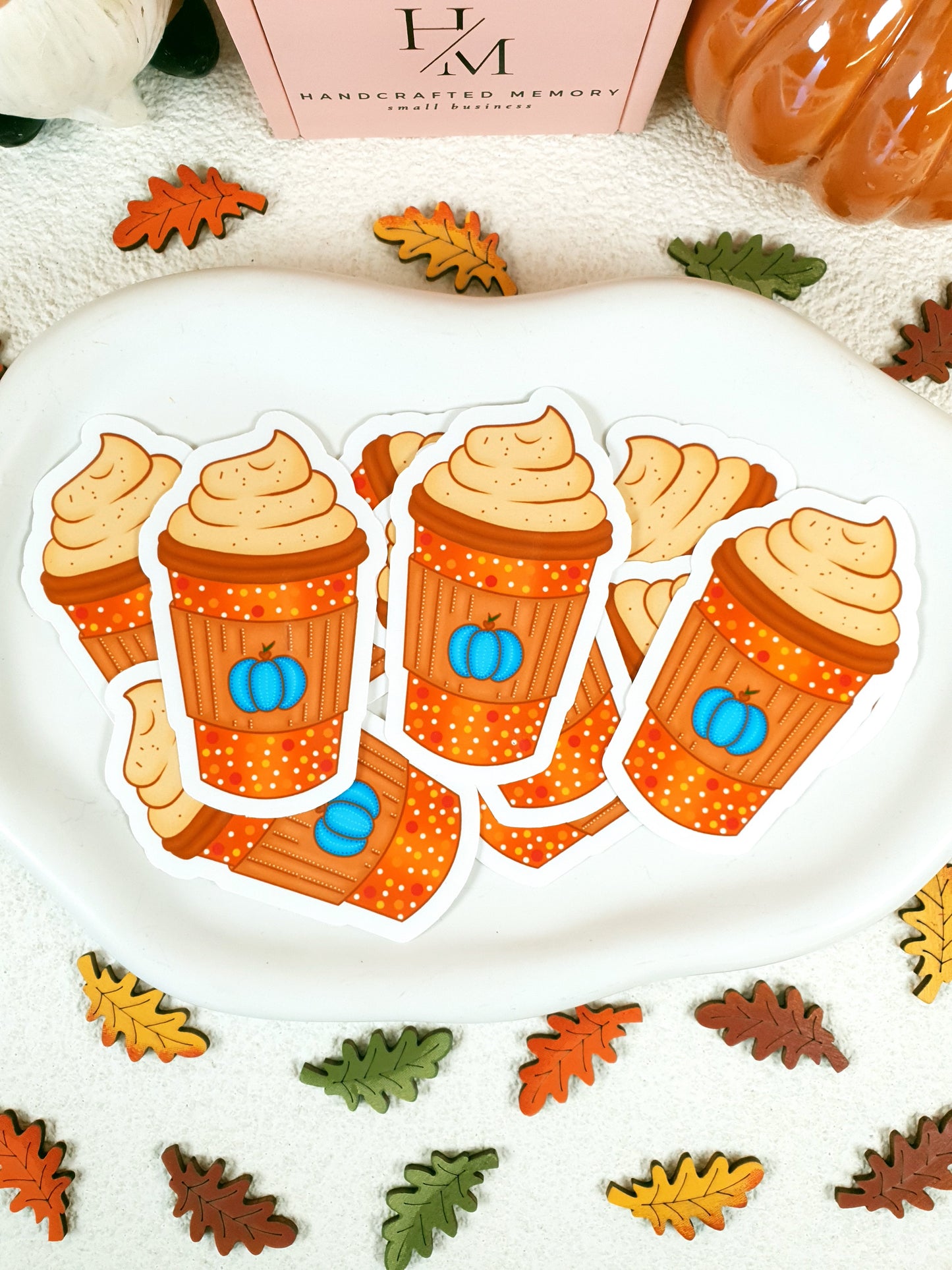 Pumpkin Latte Vinyl Sticker