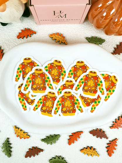 Sárgásbarna Pulcsi – Vinyl Matricák