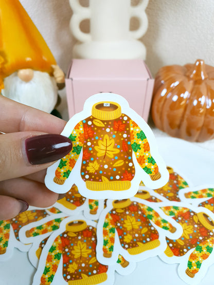 Sárgásbarna Pulcsi – Vinyl Matricák