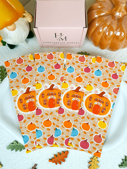 Pumpkin Library Traditional Bookmark Set or Individual