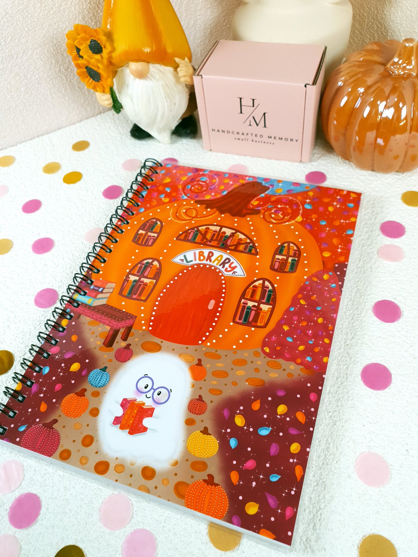 Pumpkin Library A5 Notebook