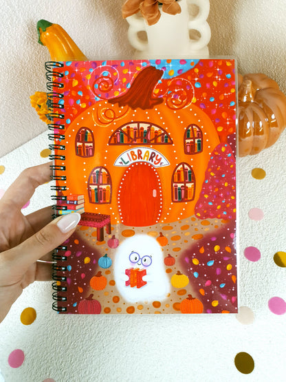 Pumpkin Library A5 Notebook