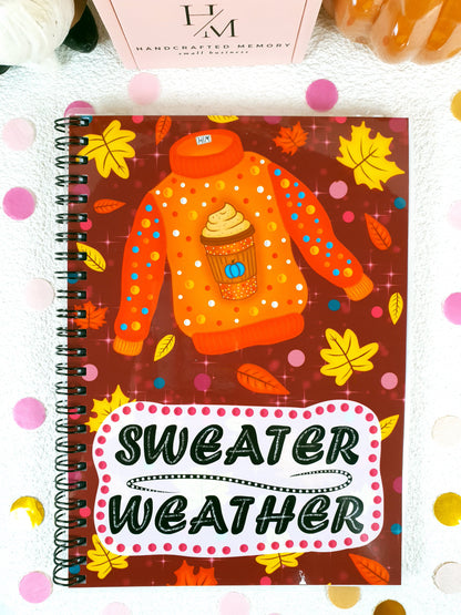 Sweater Weather A5 Notebook