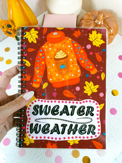 Sweater Weather A5 Notebook