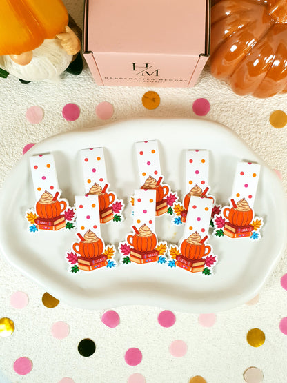 Pumpkin Books Magnetic Bookmark