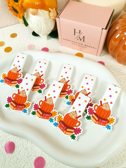 Pumpkin Books Magnetic Bookmark