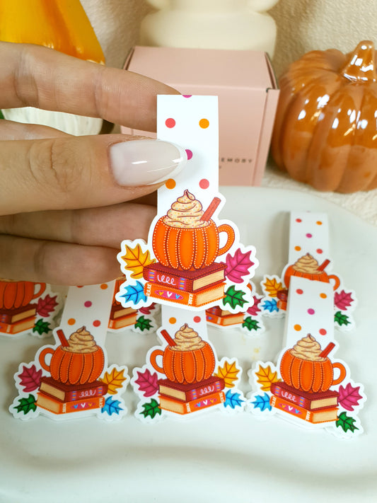 Pumpkin Books Magnetic Bookmark