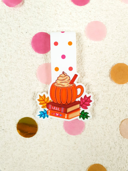 Pumpkin Books Magnetic Bookmark