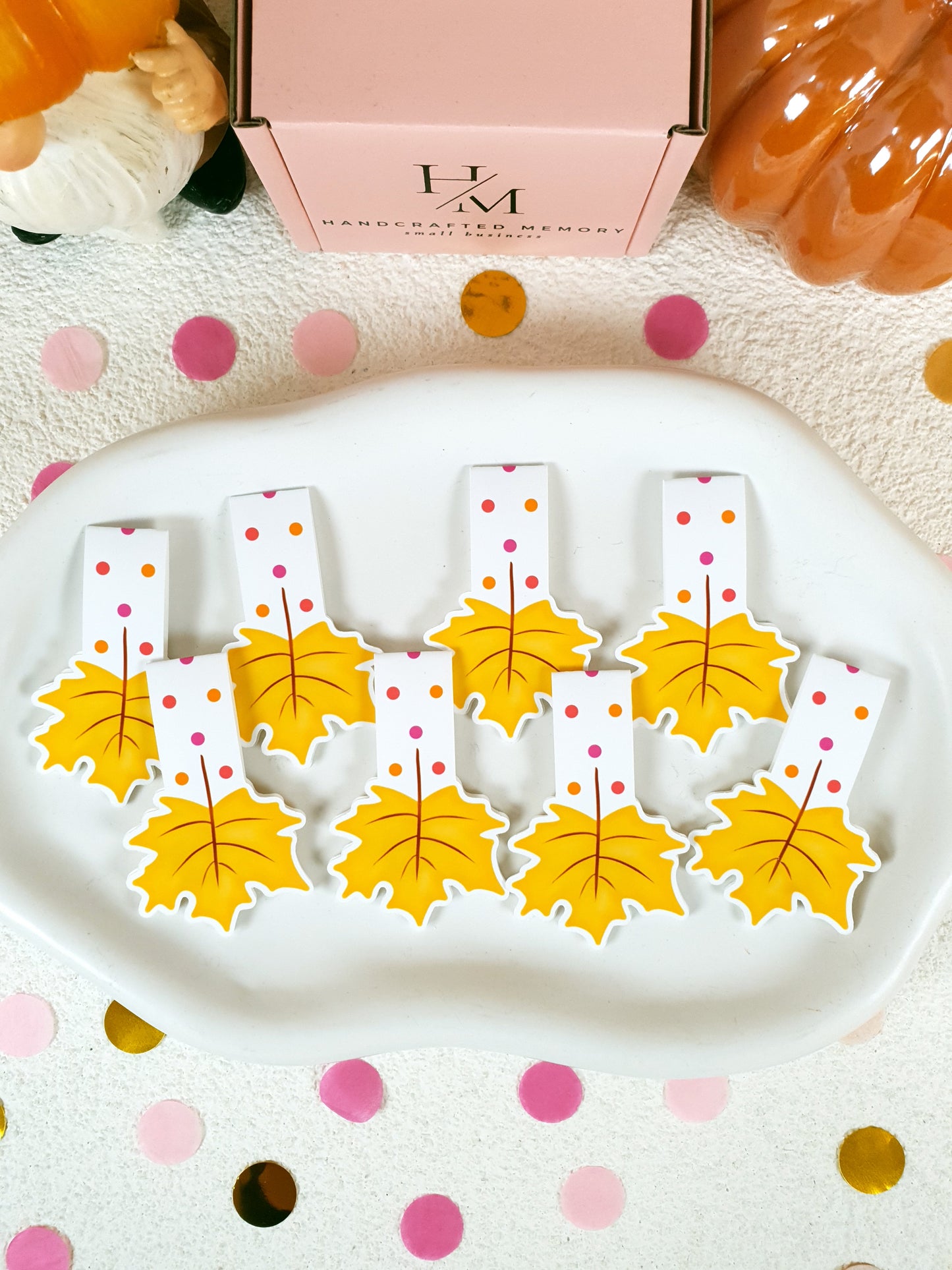 Maple Leaf Magnetic Bookmark