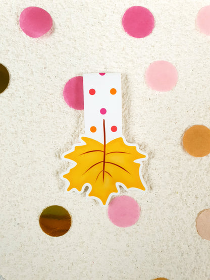 Maple Leaf Magnetic Bookmark
