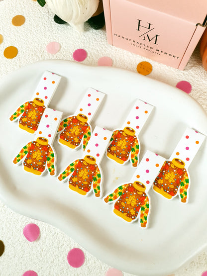 Yellowish-Brown Sweater Magnetic Bookmark