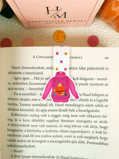 Pinkish-Purple Sweater Magnetic Bookmark
