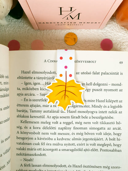 Maple Leaf Magnetic Bookmark