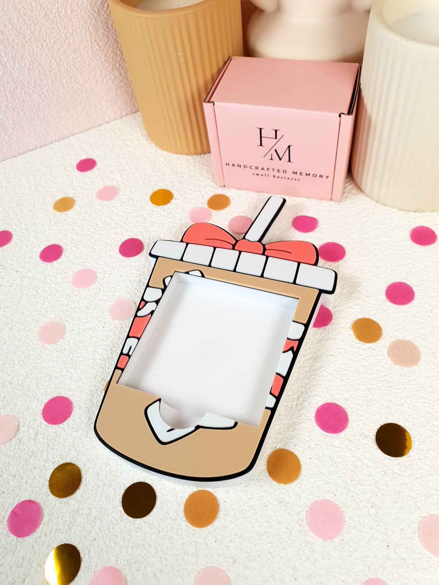 3D Printed Iced Coffee Sticky Notes & Notepad Holder